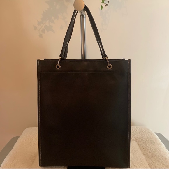 LONGCHAMP - SAC CABAS MARRON FONCÉ - Picture 3 of 14
